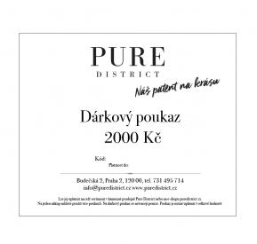 Elektronický dárkový poukaz 2000 Kč