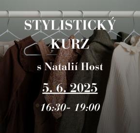 Stylistický kurz s Natálií Host 5.6. od 16:30