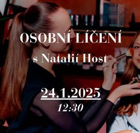 Osobní kurz líčení s Natálií Host. 24. 1. 2025 od 12:30